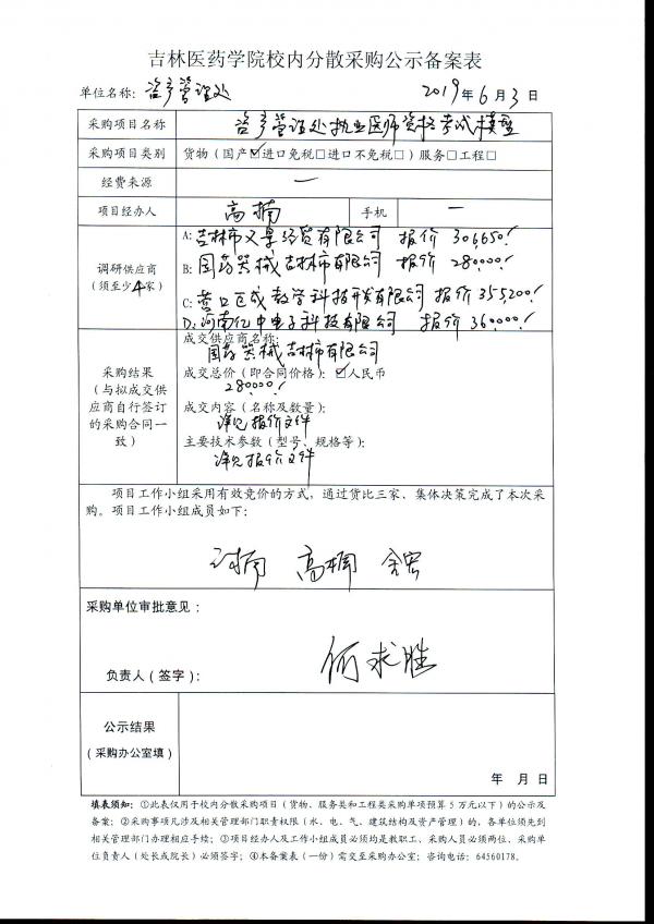 资产管理处执业医师资格考试模型项目公示.jpg
